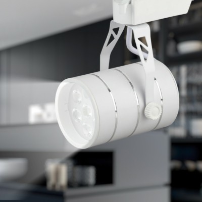 Трековый светильник однофазный ЭРА TR3 – 7 WH светодиодный SMD 7Вт 4000К 490Лм белый