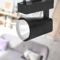 Трековый светильник однофазный ЭРА TR4 – 20 BK светодиодный 20Вт черный COB