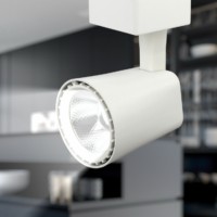Трековый светильник однофазный ЭРА TR4 – 10 WH светодиодный COB 10Вт 4000К 700Лм белый