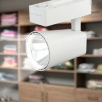 Трековый светильник однофазный ЭРА TR4 – 20 WH светодиодный 20Вт белый COB