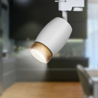 Трековый светильник однофазный ЭРА TR51 – GU10 WH под лампу GU10 матовый белый