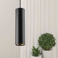 PL1 GU10 BK 300 Подсветка ЭРА подвесной, GU10, D80*300мм, черный