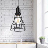 PL10 BK Подвес ЭРА металл, E27, max 60W, d135 мм, черный