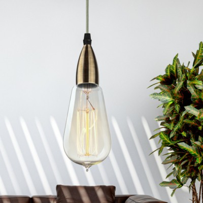 PL13 E27 – 7 BR Подсветка ЭРА Накладной, цоколь Е27, провод 1 м, цвет медь