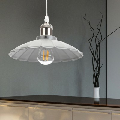 PL3 GR/SN Подвес ЭРА металл, E27, max 60W, d245 мм, шагрень серый/сатин никель