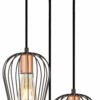 Светильник подвесной (подвес) Rivoli Atena 5063-203 3 х E27 40 Вт лофт – кантри