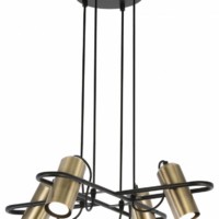 Светильник подвесной (подвес) Rivoli Elfriede 3101-304 4 * GU10 25 Вт модерн потолочный