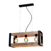 Светильник подвесной (подвес) Rivoli Eve 5144-203 3 х Е27 40 Вт лофт – кантри потолочный