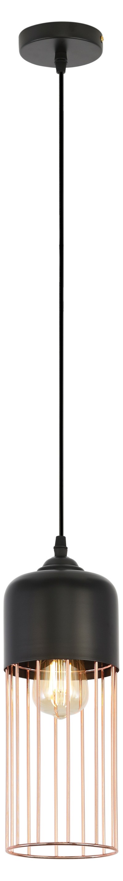 Светильник подвесной (подвес) Rivoli Josefine 5051-201 1 х E27 60 Вт лофт – кантри