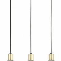 Светильник подвесной (подвес) Rivoli Kassandra 3118-303 3 х Е14 40 Вт модерн потолочный