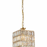 Светильник подвесной (подвес) Rivoli Maja 4011-211 потолочный 1 х Е27 40 Вт золото хрусталь классика