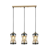 Светильник подвесной (подвес) Rivoli Monique 9105-203 3 * Е27 60 Вт модерн потолочный