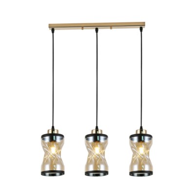 Светильник подвесной (подвес) Rivoli Monique 9105-203 3 * Е27 60 Вт модерн потолочный