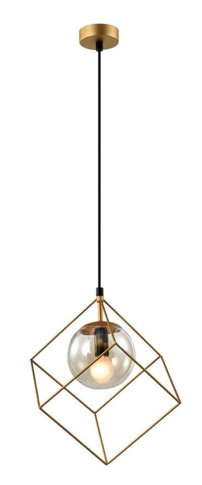 Светильник подвесной (подвес) Rivoli Moon 5145-310 1 х Е14 40 Вт золото лофт – кантри потолочный