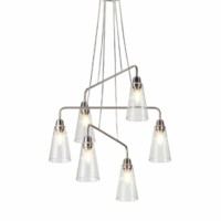 Светильник подвесной (подвес) Rivoli Picco 5038-206 6 * E14 40 Вт лофт – кантри