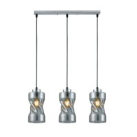 Светильник подвесной (подвес) Rivoli Tiffany 9108-203 3 * Е27 60 Вт модерн потолочный