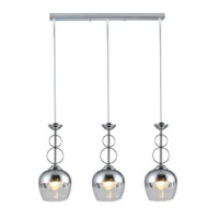 Светильник подвесной (подвес) Rivoli Yasmin 9109-203 3 * Е27 60 Вт модерн потолочный