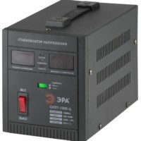 СНПТ-1000-Ц ЭРА Стабилизатор напряжения переносной, ц.д., 140-260В/220/В, 1000ВА