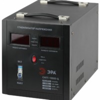 СНПТ-10000-Ц ЭРА Стабилизатор напряжения переносной, ц.д., 140-260В/220/В, 10000ВА