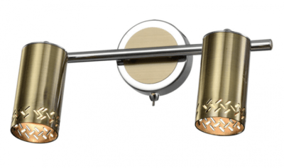 Светильник настенно-потолочный спот Rivoli Alosia 7019-702 2* GU10 25 Вт поворотный с выключателем