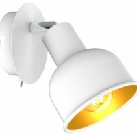 Светильник настенно-потолочный спот Rivoli Esmeree 7056-701 1 х Е14 40 Вт поворотный с выключателем