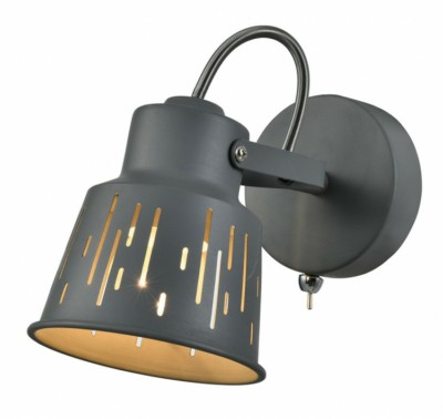 Светильник настенно-потолочный спот Rivoli Kalma 7059-701 1 х Е27 40 Вт поворотный с выключателем