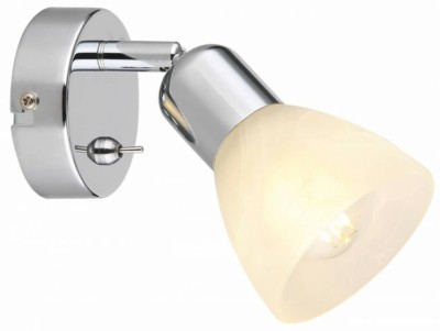 Светильник настенно-потолочный спот Rivoli Keila 7051-701 1 х Е14 40 Вт поворотный с выключателем