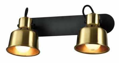 Светильник настенно-потолочный спот Rivoli Lenore 7060-702 2 х Е14 40 Вт поворотный с выключателем