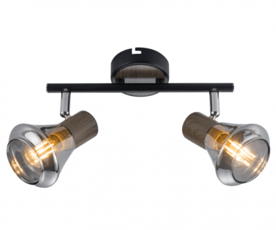 Светильник настенно-потолочный спот Rivoli Pavla 7028-702 2 х E14 40 Вт поворотный