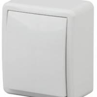 11-1203-01 ЭРА Переключатель, 10АХ-250В, IP20, ОУ, Эра Эксперт, белый