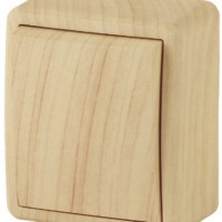 11-1203-11 ЭРА Переключатель, 10АХ-250В, IP20, ОУ, Эра Эксперт, сосна