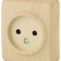 11-2201-11 Розетка 2P 16A-250В IP20 ОП Эра Эксперт сосна