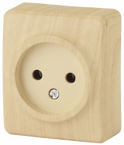 11-2201-11 Розетка 2P 16A-250В IP20 ОП Эра Эксперт сосна