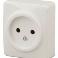 11-2201-02 Розетка 2P 16A-250В IP20 ОП Эра Эксперт сл.кость