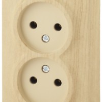 11-2202-11 Розетка 2х2P 16A-250В IP20 ОП Эра Эксперт сосна