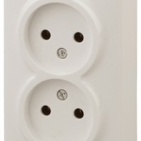 11-2202-02 Розетка 2х2P 16A-250В IP20 ОП Эра Эксперт сл.кость