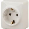 11-2203-02 Розетка 2P+E Schuko 16A-250В IP20 ОП Эра Эксперт сл.кость