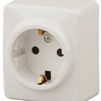 11-2203-02 Розетка 2P+E Schuko 16A-250В IP20 ОП Эра Эксперт сл.кость