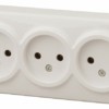 11-2207-02 Розетка 3х2P 16A-250В IP20 ОП Эра Эксперт сл.кость