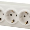 11-2208-02 Розетка 3х2P+E Schuko 16A-250В IP20 ОП Эра Эксперт сл.кость
