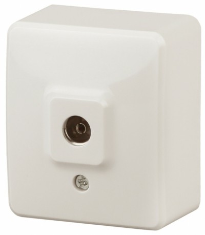 Розетка ТВ одиночная ОП IP20 Эра Эксперт сл.кость