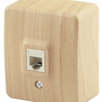 Розетка ТФ RJ11 ОП IP20 Эра Эксперт сосна