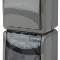 11-7407-03 Блок розетка+выкл. верт. IP54 16A(10AX)-250В ОП Эра Эксперт серый