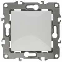 Выключатель 1кл. 10АХ-250В IP20 механизм 12 белый Эра 12-1101-01