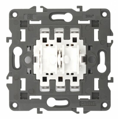 12-1110-99 ЭРА Переключатель для жалюзи (кноп), 10АХ-250В, Эра12, механизм