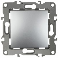 12-1111-03 ЭРА Кнопка, 10АХ-250В, Эра12, алюминий