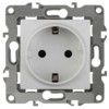 12-2001-01 ЭРА Розетка 2P+E Schuko 16A-250В IP20 12 белый