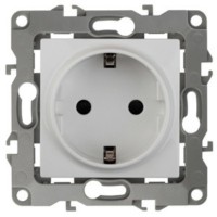 12-2001-01 ЭРА Розетка 2P+E Schuko 16A-250В IP20 12 белый