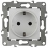 12-2101-01 ЭРА Розетка 2P+E Schuko 16A-250В IP20 12 белый