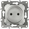 12-2105-03 ЭРА Розетка 2P 16A-250В IP20 12 алюминий